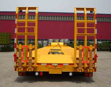 Huilian Automobile HLC9380TDP Low flatbed semi-trailer