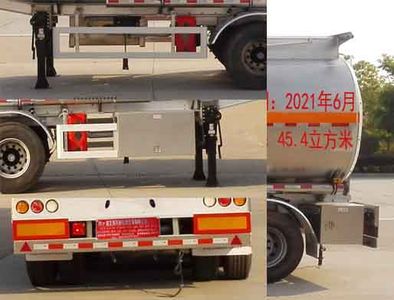 Chufei  CLQ9405GYYBA Aluminum alloy oil transport semi-trailer