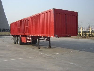 Jijun brand automobiles HJT9404XXY Box transport semi-trailer