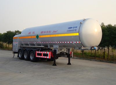 Chart  CTZ9404GDY Low temperature liquid transport semi-trailer