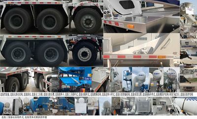 Ruijiang  WL5314GJBZZG6BT Concrete mixing transport vehicle