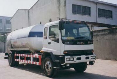 Zhongqi brand automobiles ZQZ5150GDY Low temperature liquid transport vehicle