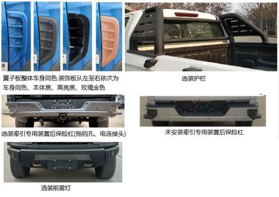 Tianye  BQ1036CB multipurpose goods vehicle 