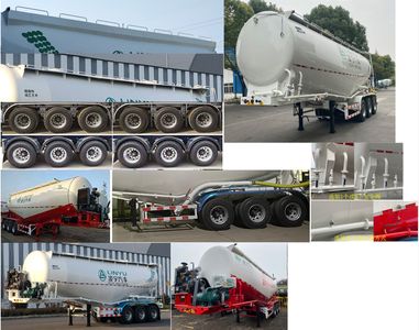 Lingyu  CLY9401GFL Medium density powder material transportation semi-trailer