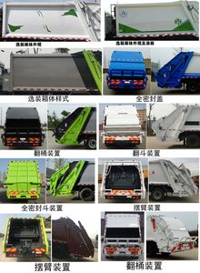 Juchen Ace Car HNY5180ZYSET6 Compressed garbage truck