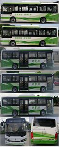 Chinese license plate cars TEG6805BEV01 Pure electric city buses