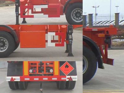 Wanqi Automobile CTD9406TWY Transport semi-trailer of dangerous goods tank frame