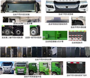 Yutong  ZKH3310P6BEV10 Battery swapping pure electric dump truck