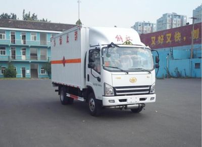 Jiefang Automobile CA5071XRQP40K17LE5A84 Flammable gas box transport vehicle