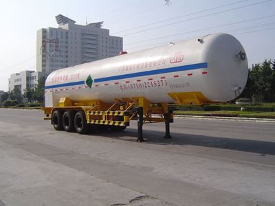 Jiuyuan  KP9404GDY Low temperature liquid transport semi-trailer