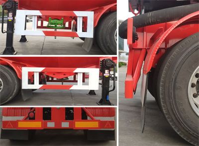 Jinke  STM9409GFL Medium density powder material transportation semi-trailer