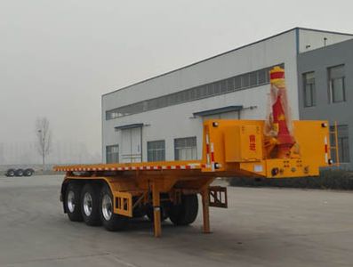 Yuqian Tong HQJ9400ZZXPDFlat dump semi-trailer