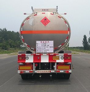 Yongqiang  YQ9352GYYCT2 Aluminum alloy oil transport semi-trailer