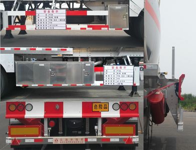 Yongqiang  YQ9352GYYCT2 Aluminum alloy oil transport semi-trailer