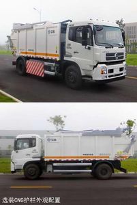 Zhonglian Automobile ZLJ5169ZYSEQE5NG Compressed garbage truck