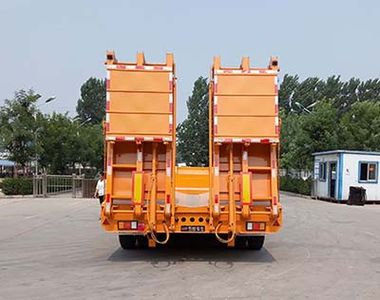 Liyuanda brand automobiles LWY9380TDP Low flatbed semi-trailer