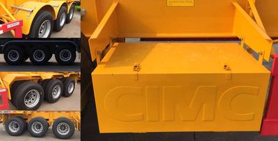 CIMC ZJV9405TWYQD Transport semi-trailer of dangerous goods tank frame