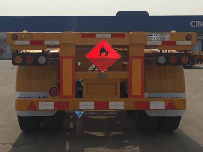 CIMC ZJV9405TWYQD Transport semi-trailer of dangerous goods tank frame