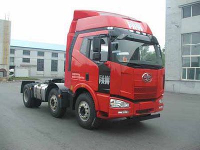 Jiefang Automobile CA4220P63K1T3HE4 Flat head diesel semi-trailer tractor