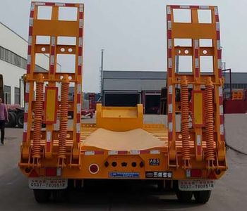 Liyuanda brand automobiles LWY9386TDP Low flatbed semi-trailer