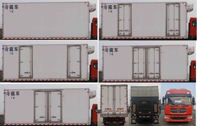 Dongfeng  EQ5180XLCL9CDFAC Refrigerated truck