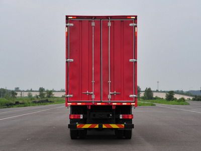 Jiefang Automobile CA5240XXYP63K2L6T4A1E1 Flat headed diesel box transport vehicle