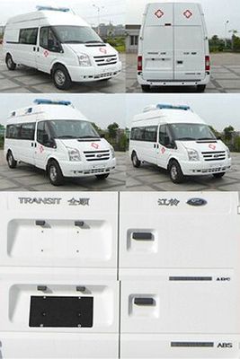 Jiangling Quanshun brand automobiles JX5049XJHMD ambulance