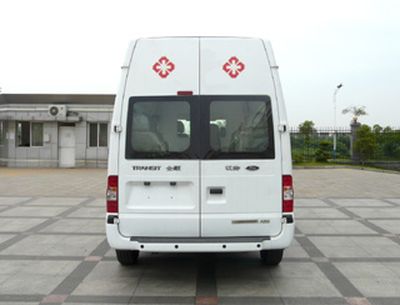 Jiangling Quanshun brand automobiles JX5049XJHMD ambulance