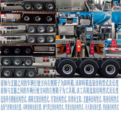 CIMC ZJV9404GYYJMA Aluminum alloy oil transport semi-trailer