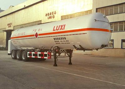 Luxi LXZ9404GDYLow temperature liquid transport semi-trailer