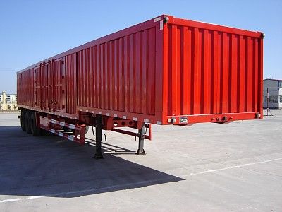 Jijun brand automobiles HJT9401XXY Box transport semi-trailer