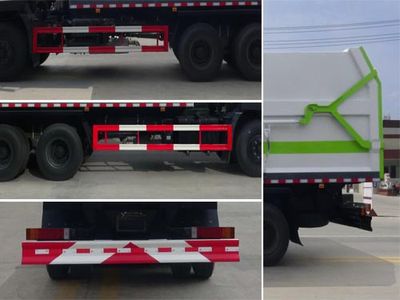 Huatong brand automobiles HCQ5251ZDJDL5 Compressed docking garbage truck