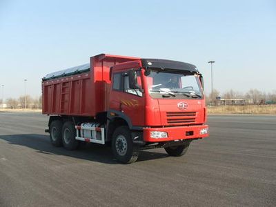 Jiefang Automobile CA3252P2K2T1AE Flat head diesel dump truck