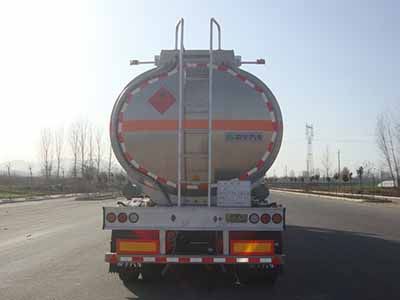 Lingyu  CLY9405GYYC2 Aluminum alloy oil transport semi-trailer