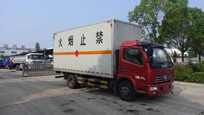 Huatong brand automobiles HCQ5080XRQE5 Flammable gas box transport vehicle