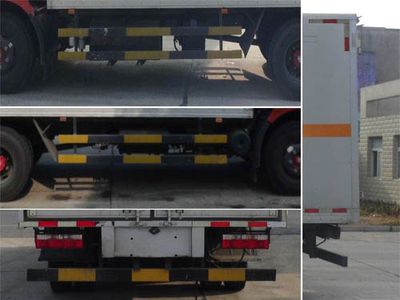 Huatong brand automobiles HCQ5080XRQE5 Flammable gas box transport vehicle