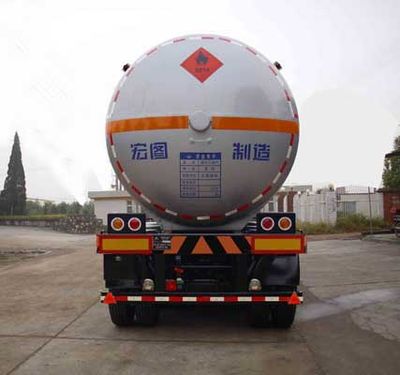 Hongtu  HT9409GYQ3A Semi trailer for liquefied gas transportation