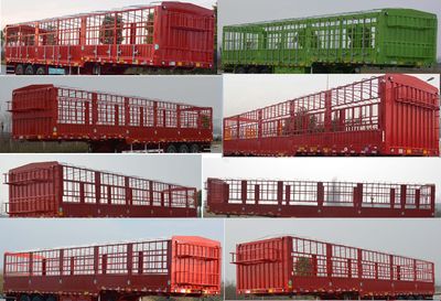 Jianghuai Yangtian  CXQ9400CCY Aluminum alloy warehouse grate transport semi-trailer