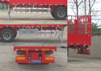 Jianghuai Yangtian  CXQ9400CCY Aluminum alloy warehouse grate transport semi-trailer