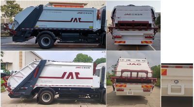 Jianghuai brand automobiles HFC5180ZYSSZ Compressed garbage truck