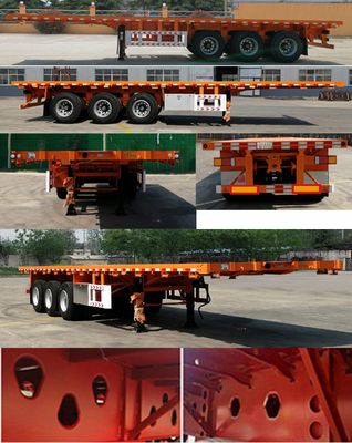 Liangxin brand automobile LXD9401TPB Flat transport semi-trailer