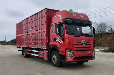 Baijie  QYY5180XFWCA6 Corrosive goods box transport vehicle