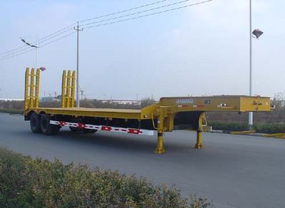 CIMC ZJV9190TD Low flatbed semi-trailer