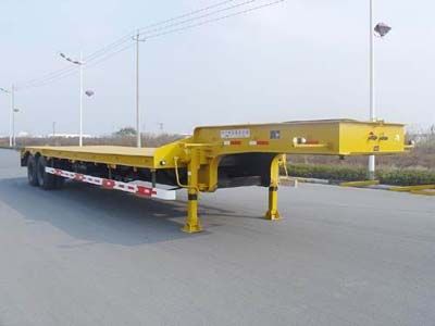 CIMC ZJV9190TD Low flatbed semi-trailer