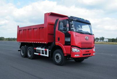 Jiefang Automobile CA3250P67K24L1T1E Flat head diesel dump truck