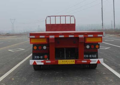 Tianjun Dejin brand automobiles TJV9400TPBE Flat transport semi-trailer