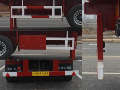 Tianjun Dejin brand automobiles TJV9400TPBE Flat transport semi-trailer