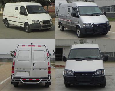 Jiangling Quanshun brand automobiles JX5044XYCMC Bulletproof cash transport vehicle