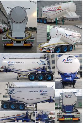 Huasheng Shunxiang  LHS9403GSJ Dry mixed mortar transportation semi-trailer