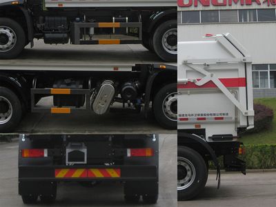 Fulongma  FLM5180ZDJDF6D Compressed docking garbage truck